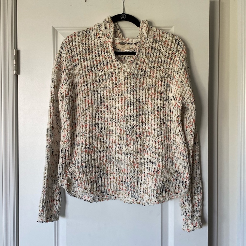 Cupio Sweater with Hood Size Small